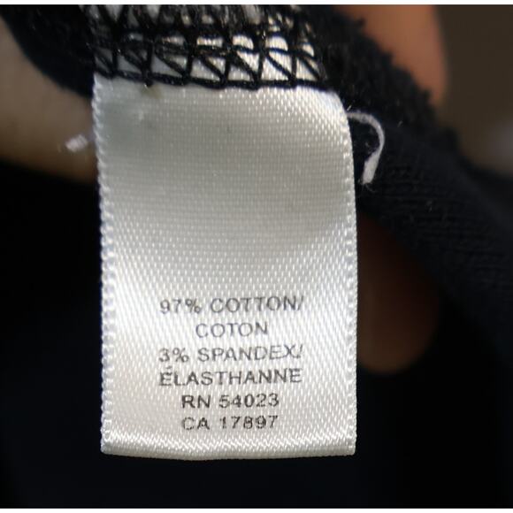 Banana Republic Sweater Mens M Black 1/4 Zip Long Sleeve Pullover Mock Neck Knit - Picture 7 of 7